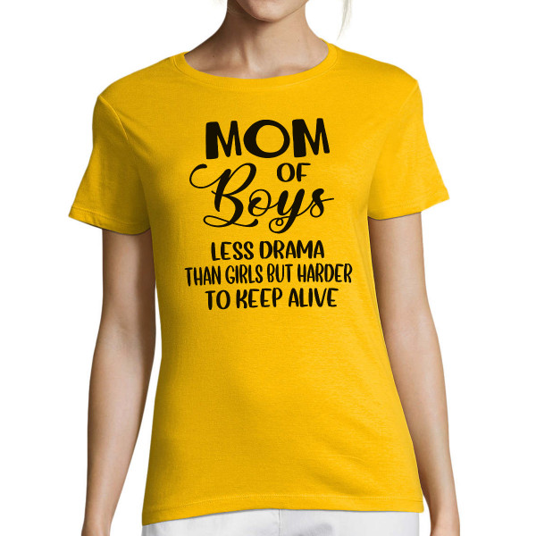 Women's T-shirt "Mom of boys"