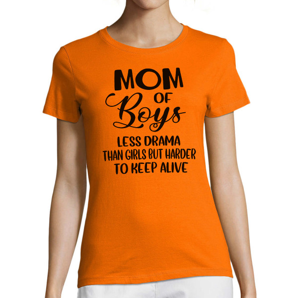 Women's T-shirt "Mom of boys"