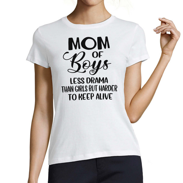 Women's T-shirt "Mom of boys"