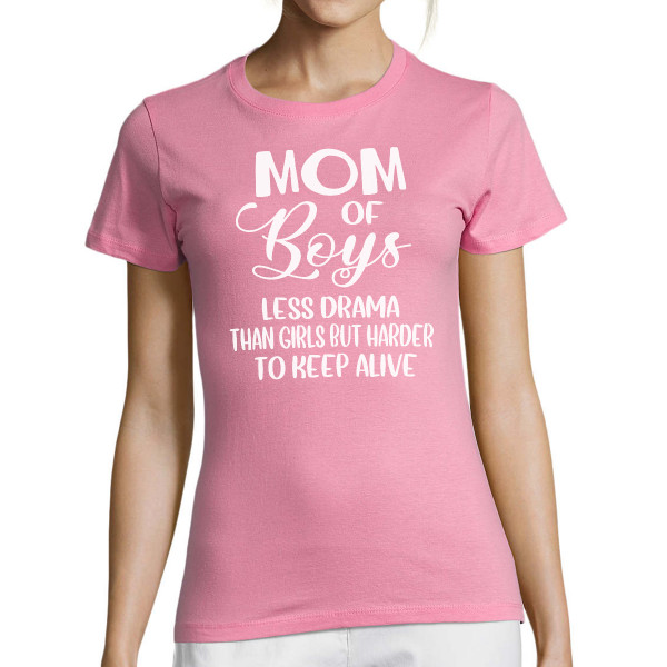 Women's T-shirt "Mom of boys"
