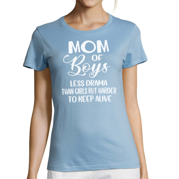 Women's T-shirt "Mom of boys"