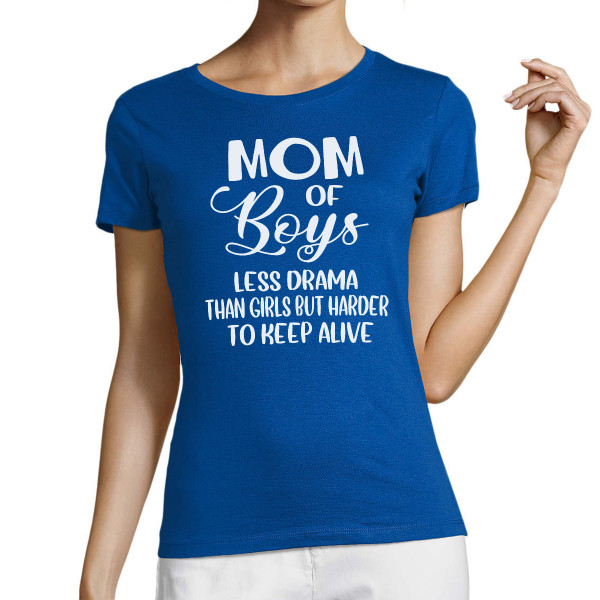 Women's T-shirt "Mom of boys"