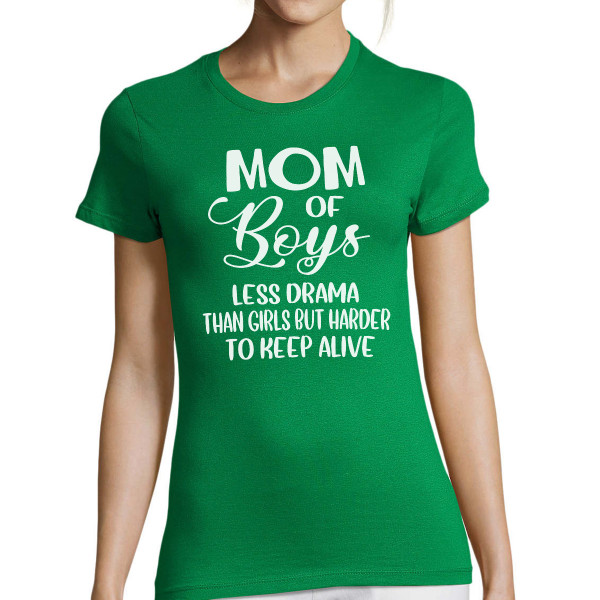 Women's T-shirt "Mom of boys"