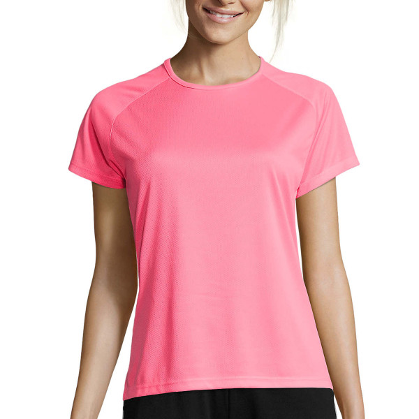 Women's sporty dry-fit T-shirt without print Women's sporty dry-fit T-shirt without print