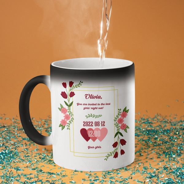 Mug "Bachelorette party invitation"