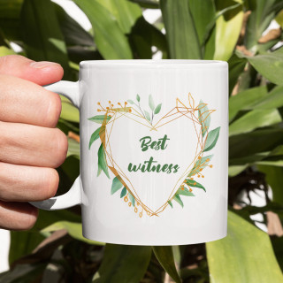 Mug “Best Male Witness”