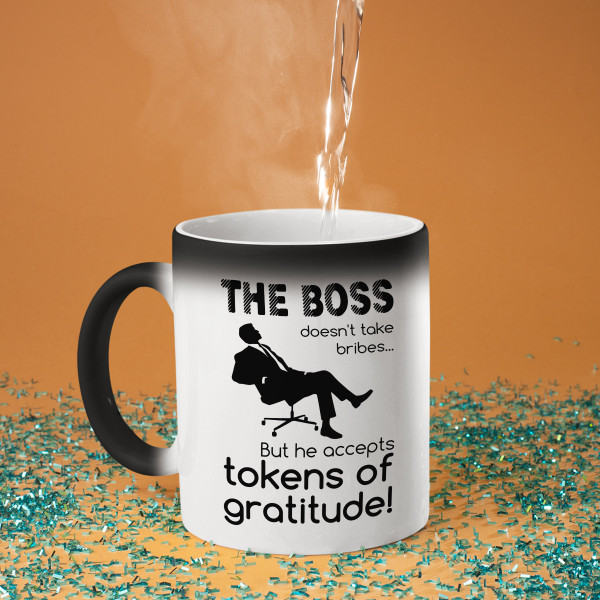 Mug "Boss doesn't take bribes" Mug "Boss doesn't take bribes"