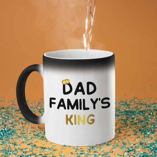 Mug "Dad, the king of the family"