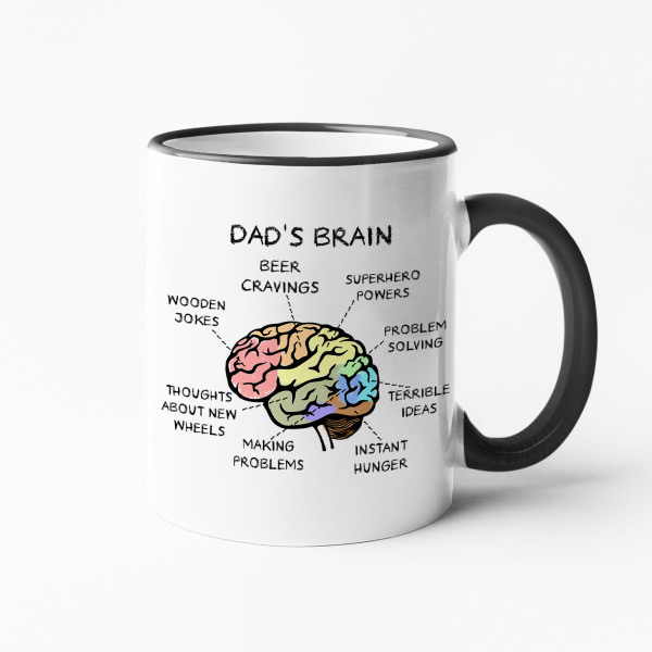 Mug "Dad's brain"