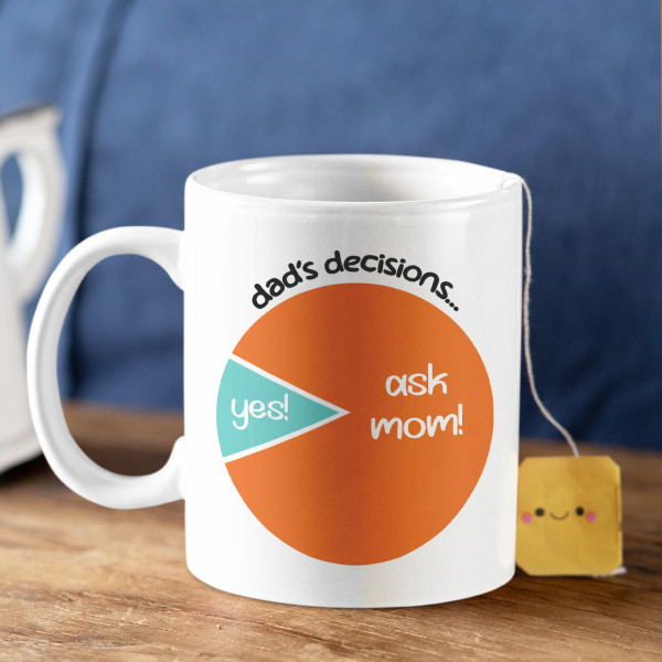 Mug "Dad's decisions"
