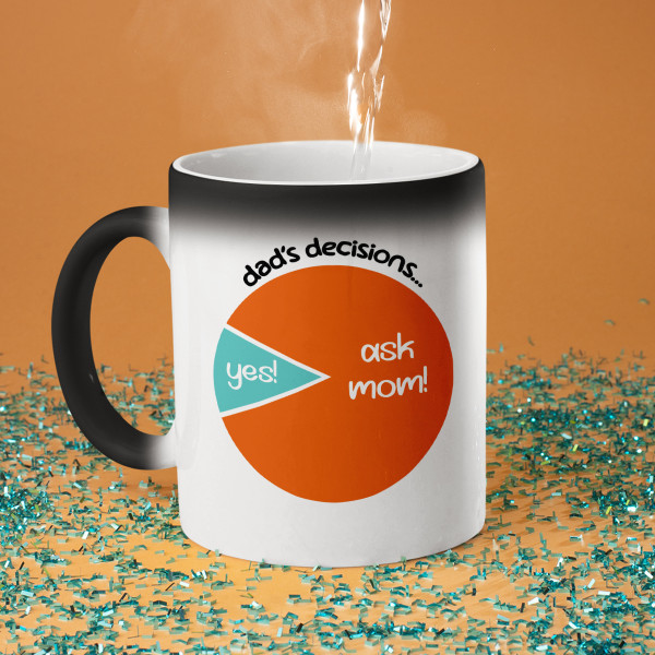 Mug "Dad's decisions"