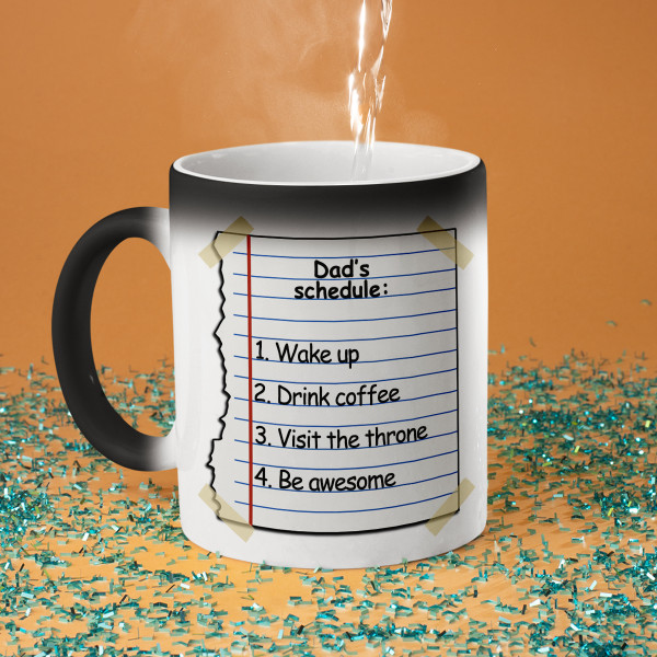 Mug "Dad's schedule" Mug "Dad's schedule"