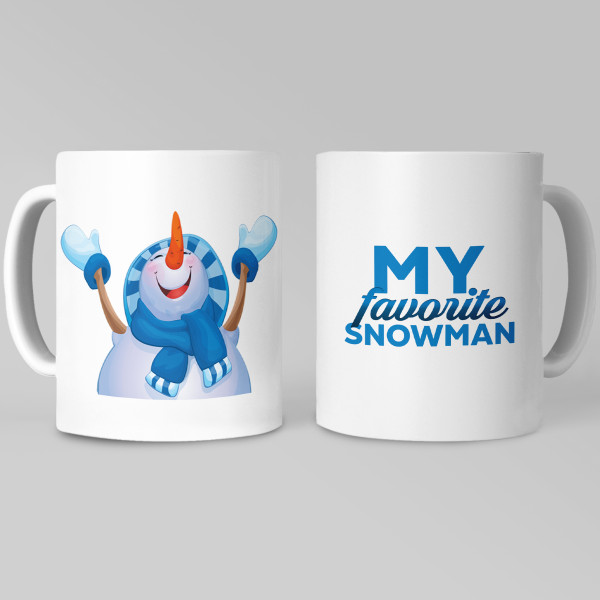 Mug "Favorite snowman"