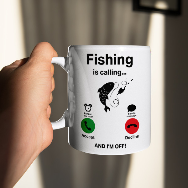 Mug "Fishing calls"