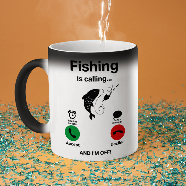 Mug "Fishing calls"