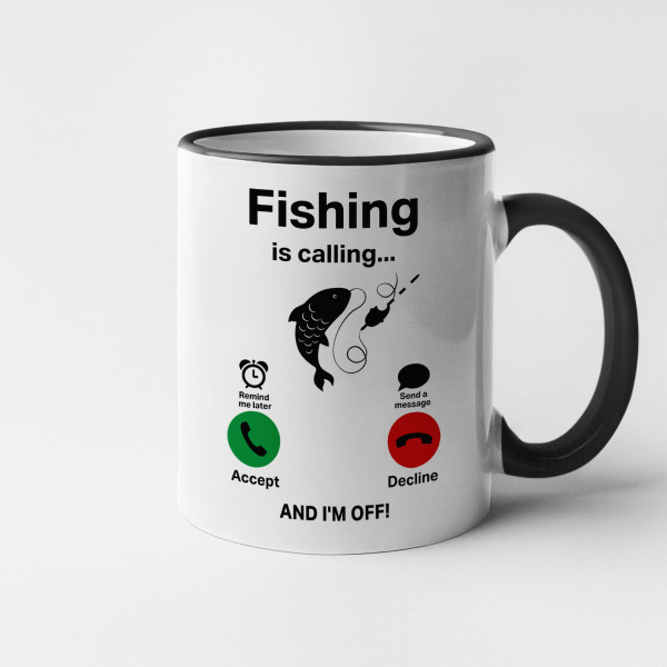 Mug "Fishing calls"