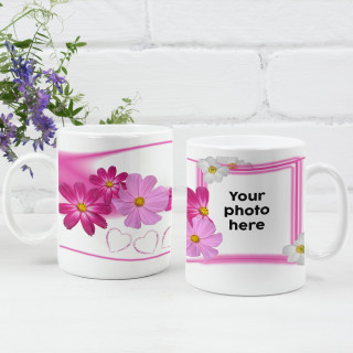 Mug "Flower" with your chosen photo
