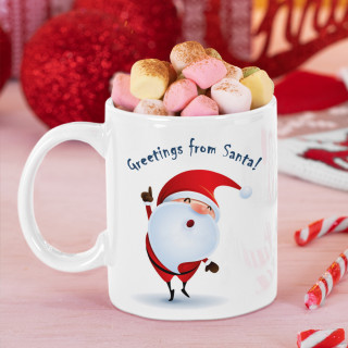 Mug "Greetings from Santa"