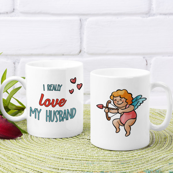Mug "I love my husband"