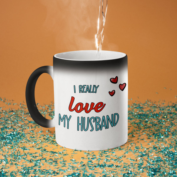 Mug "I love my husband"