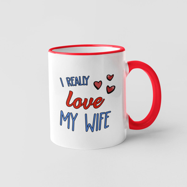 Mug "I love my wife"
