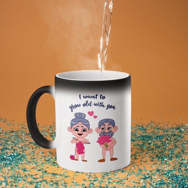 Mug "I want to grow old with you" Mug "I want to grow old with you"