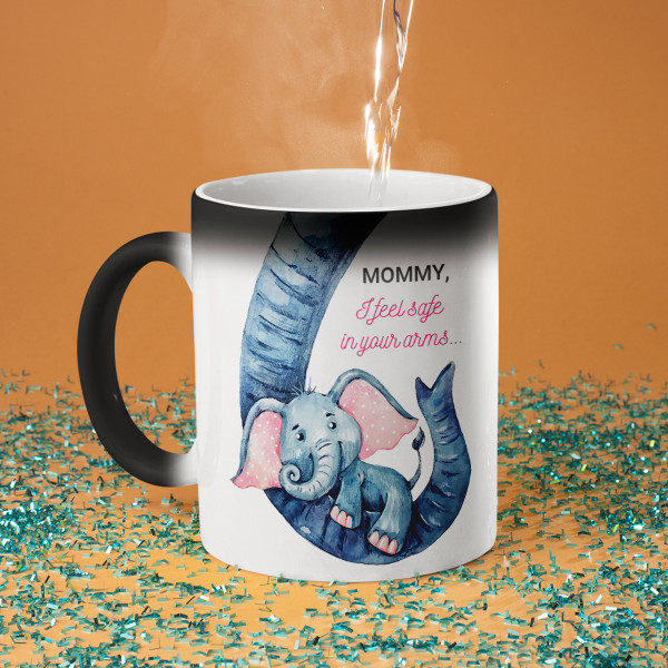 Mug "In mommy's arms"