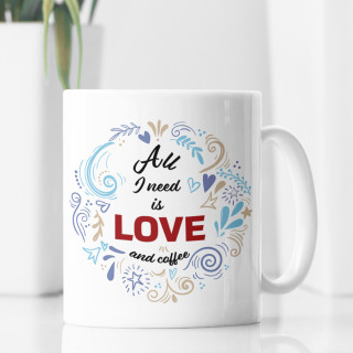 Mug "Love and coffee"