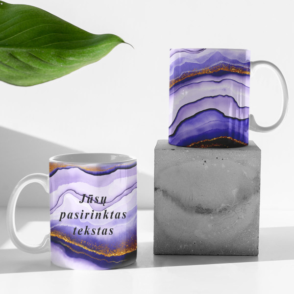 Mug "Marble depth" with your chosen text Mug "Marble depth" with your chosen text