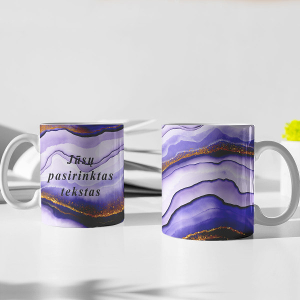 Mug "Marble depth" with your chosen text Mug "Marble depth" with your chosen text