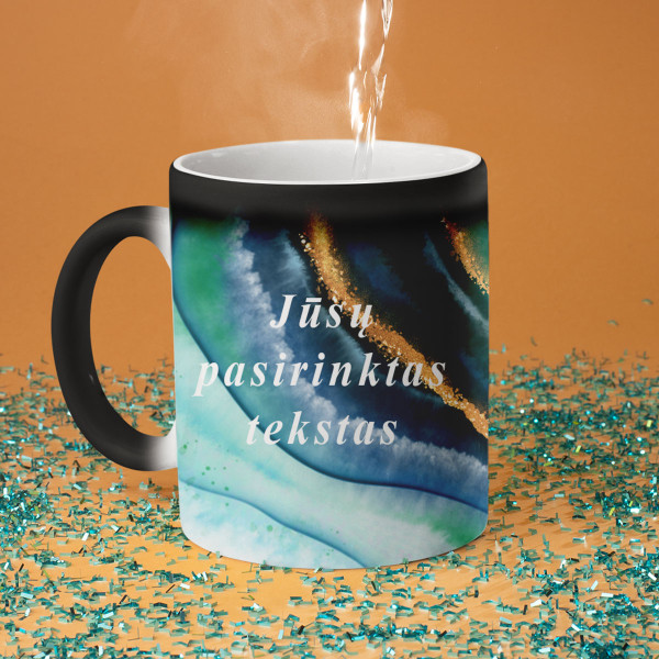 Mug "Marble night" with your chosen text Mug "Marble night" with your chosen text