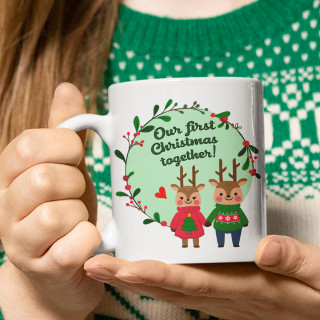 Mug "Our first Christmas together"