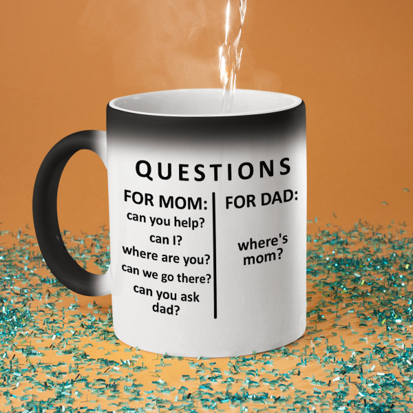 Mug "Questions for dad"