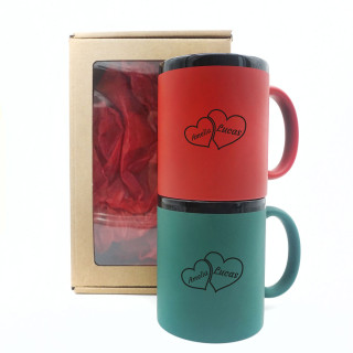 Mug set "Hearts"