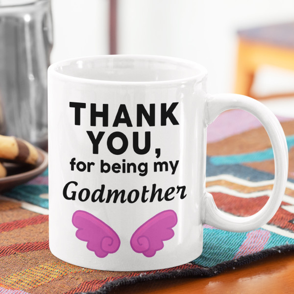 Mug "Thank you for being my godmother"