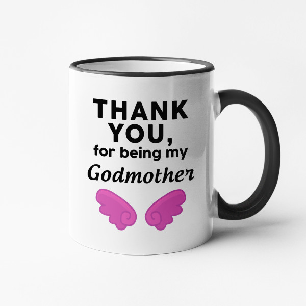 Mug "Thank you for being my godmother"
