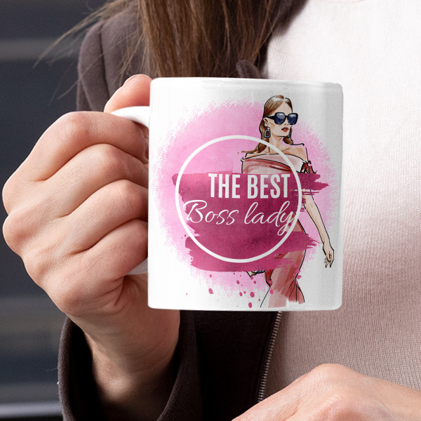 Mug "The best boss lady" Mug "The best boss lady"