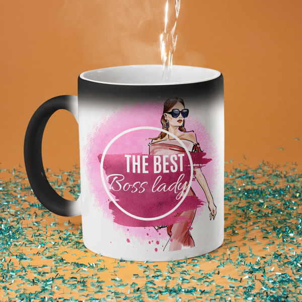 Mug "The best boss lady" Mug "The best boss lady"
