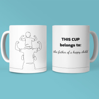 Mug "The father of a happy child"