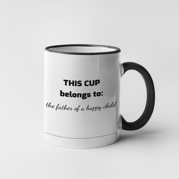 Mug "The father of a happy child" Mug "The father of a happy child"