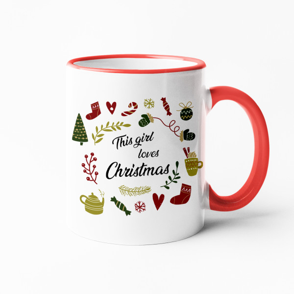 Mug "This girl loves Christmas" Mug "This girl loves Christmas"