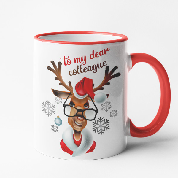 Mug "To my dear colleague"