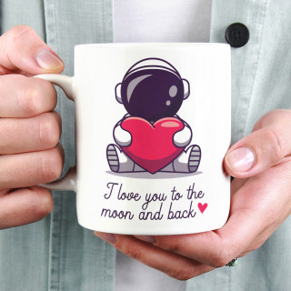 Mug "To the moon and back"