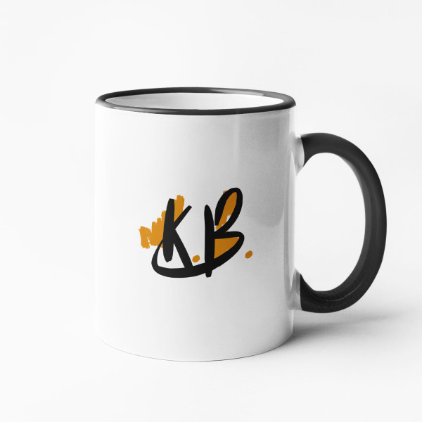 Mug with company logo and boss's name Mug with company logo and boss's name