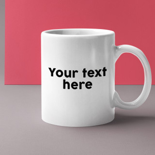 Mug with your own text