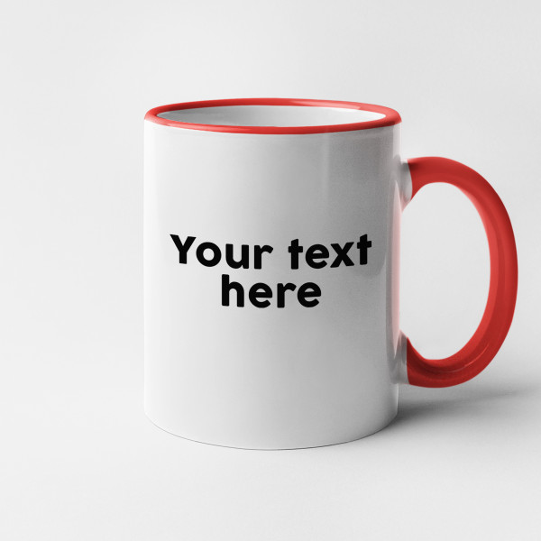 Mug with your own text