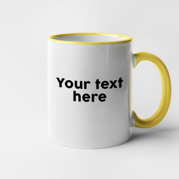 Mug with your own text