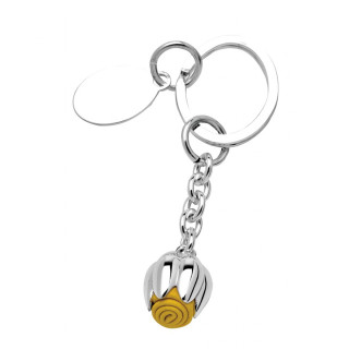 Silver Plated keychain "Tulip" (with optional engraving for an additional fee) Silver Plated keychain "Tulip" (with optional engraving for an additional fee)