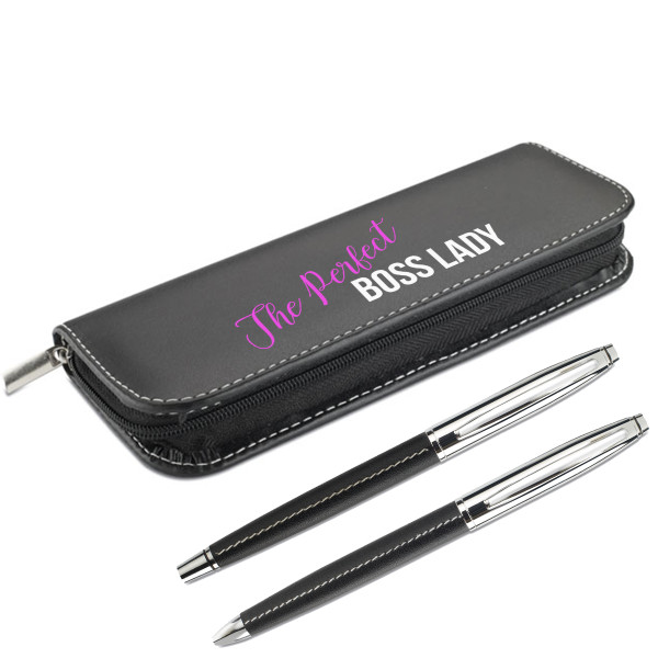 Pen Set with Case "The Perfect Boss Lady" Pen Set with Case "The Perfect Boss Lady"