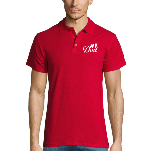 Polo shirts "#1 Dad" Polo shirts "#1 Dad"